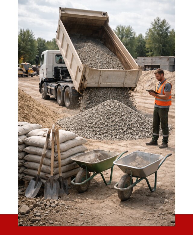 Доставка нерудных материалов в Назарове от 1233 руб. | ПРОНЕРУДНрв