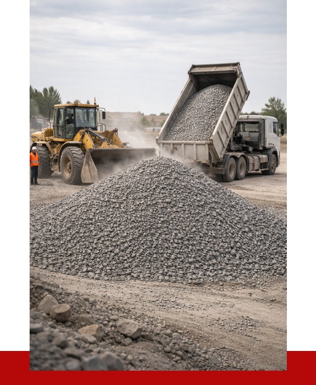 Купить щебень с доставкой в Назарове от 2570 руб. | ПРОНЕРУДНрв