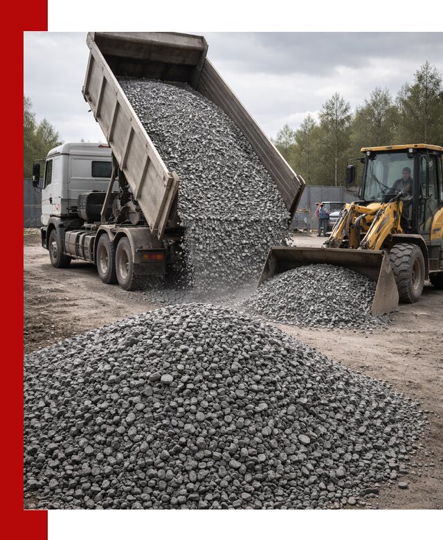 Доставка и продажа щебня гранитного в Назарове