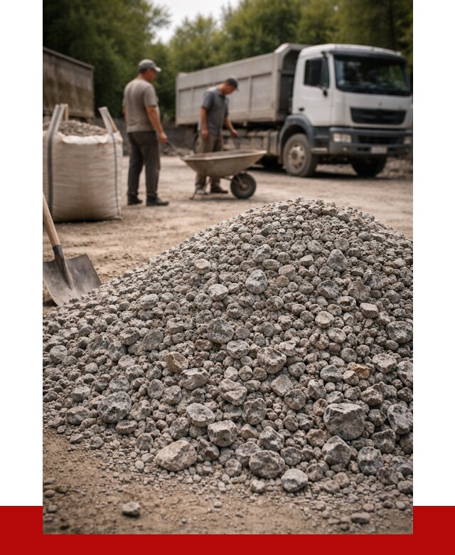 Гранитный щебень фракция 20-40 в Назарове от 3289 руб. ПРОНЕРУДНрв