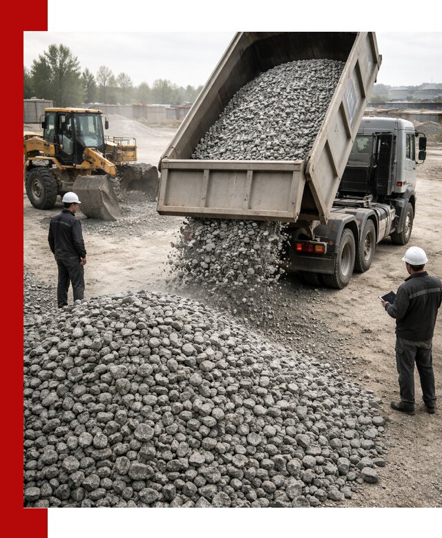 Доставка гранитного щебня фракции 20-40 в Назарове