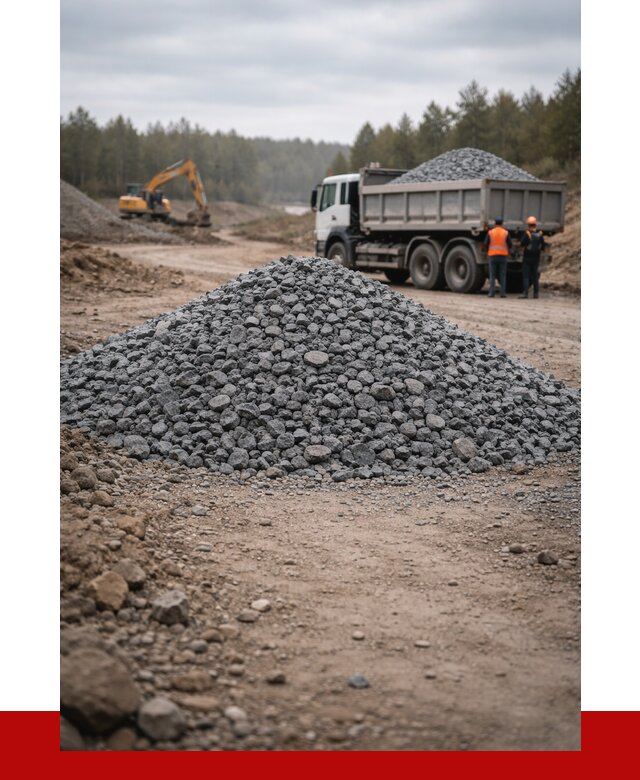 Щебень габбро диабаз фракция 40-70 в Назарове от 2261 р-ПРОНЕРУДНрв