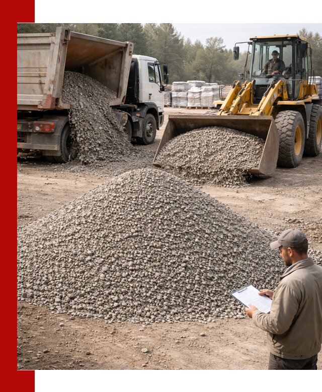 Гравийный щебень фракция 5–10 с доставкой в Назарове