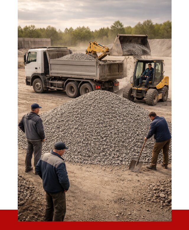Гравийный щебень фракция 5-20 в Назарове от 2467 р. ПРОНЕРУДНрв