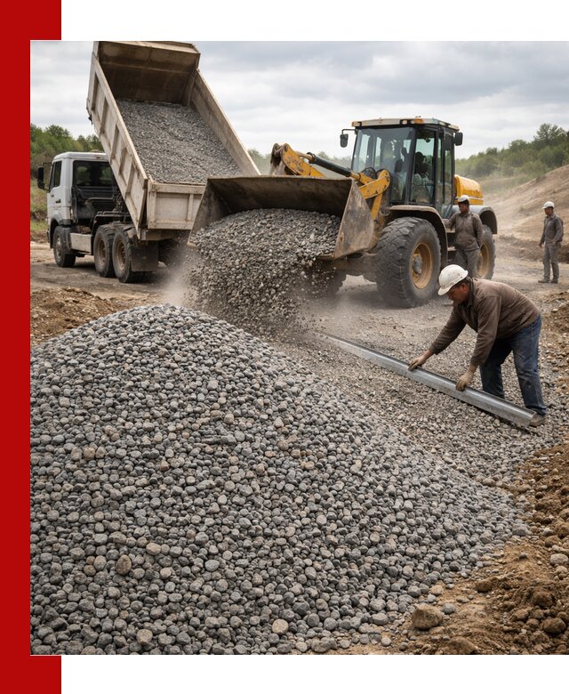 Гравийный щебень фракция 5-20 с доставкой в Назарове