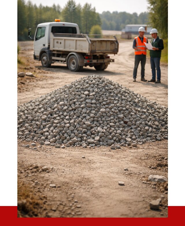 Гравийный щебень фракция 20-40 в Назарове от 1233 р. | ПРОНЕРУДНрв