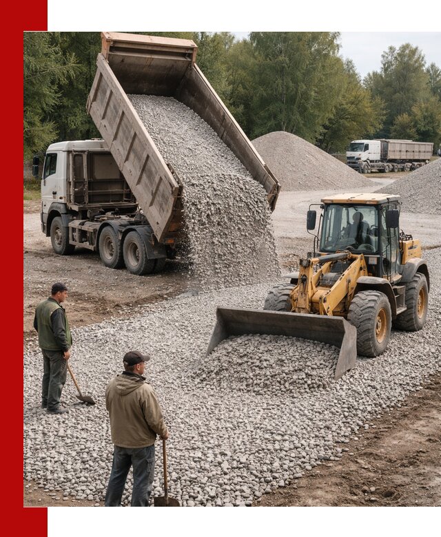 Купить гравийный щебень фракция 20-40 в Назарове с доставкой