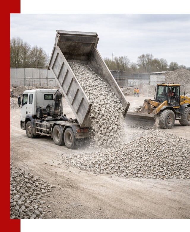 Доставка и продажа известнякового щебня в Назарове