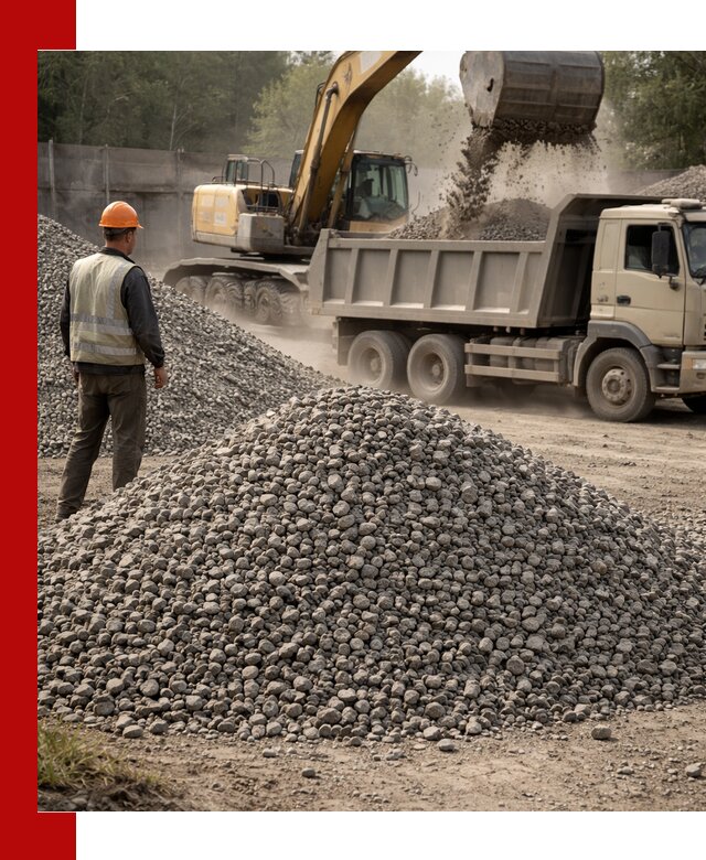 Шлаковый щебень фракция 5-20 с доставкой в Назарове