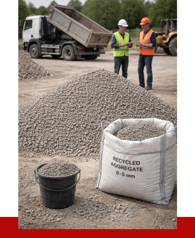 Вторичный щебень фракция 0-5 в Назарове от 1644 р. ПРОНЕРУДНрв