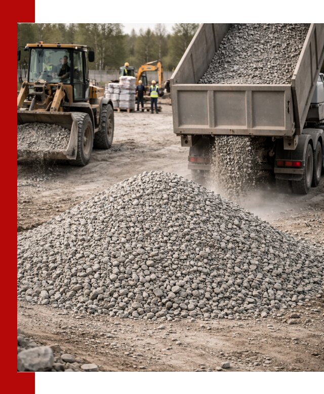 Вторичный щебень фракции 5-20 в Назарове — доставка и продажа крупнотоннажно