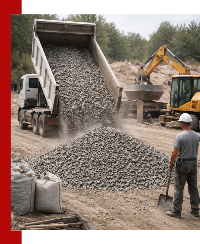 Доставка и продажа бетонного щебня в Назарове