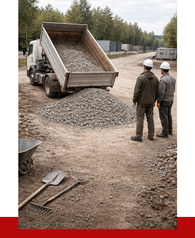 Бетонный щебень фракция 5-20 в Назарове от 3289 р., ПРОНЕРУДНрв