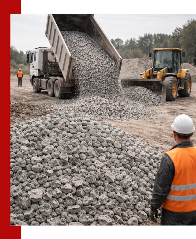 Доставка бетонного щебня фракции 20-40 в Назарове