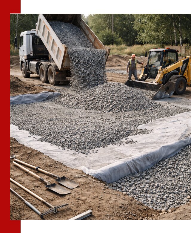 Щебень для фундамента с доставкой в Назарове