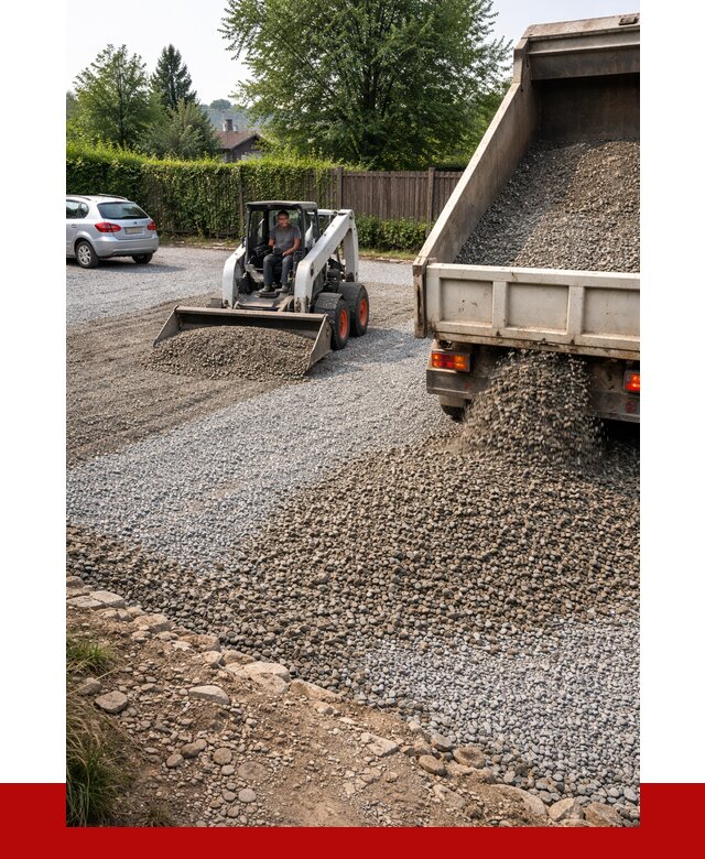 Щебень для парковки в Назарове с доставкой от 1233 р.| ПРОНЕРУДНрв