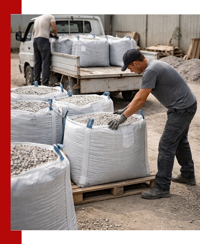Доставка щебня в мешках по выгодным ценам в Назарове