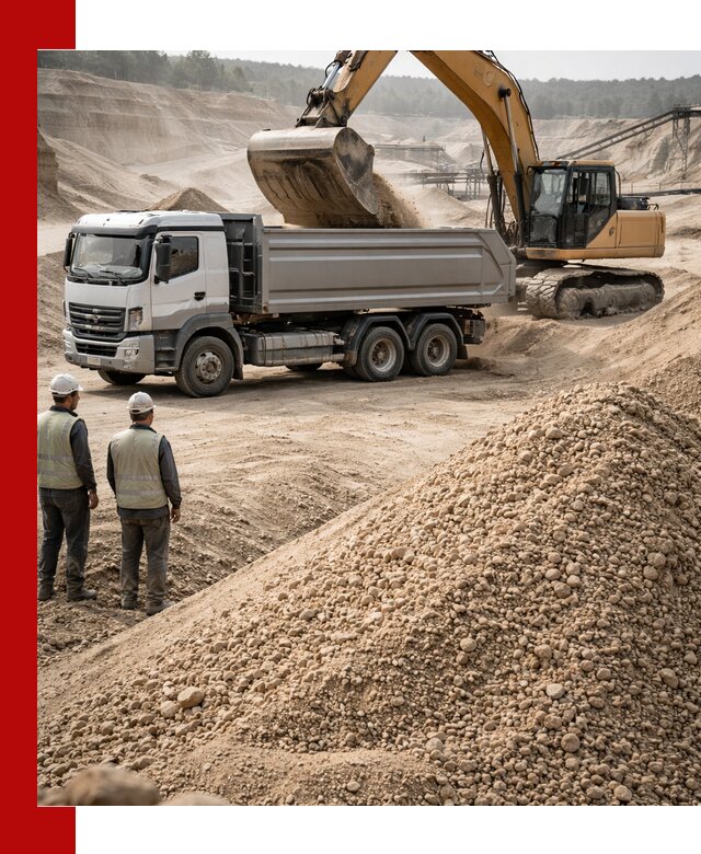 Карьерный крупнозернистый песок с доставкой в Назарове