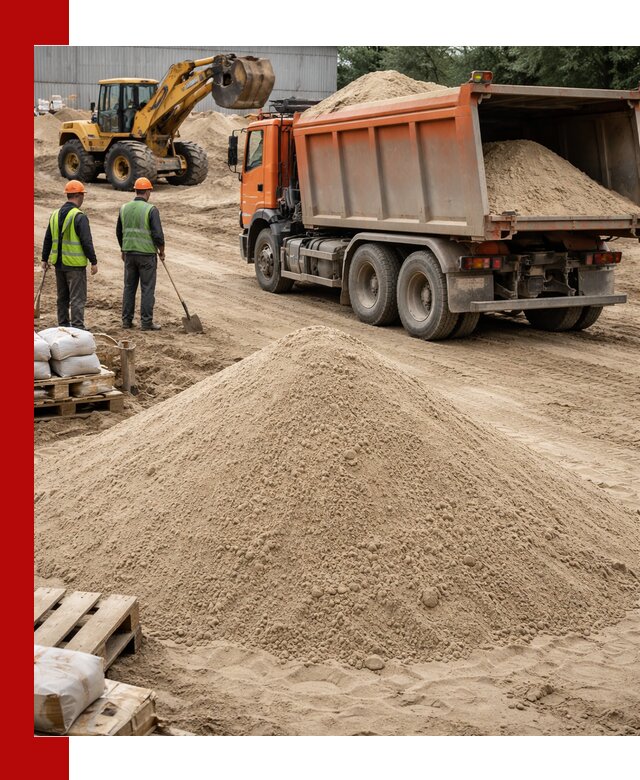Доставка и продажа мытого речного песка в Назарове