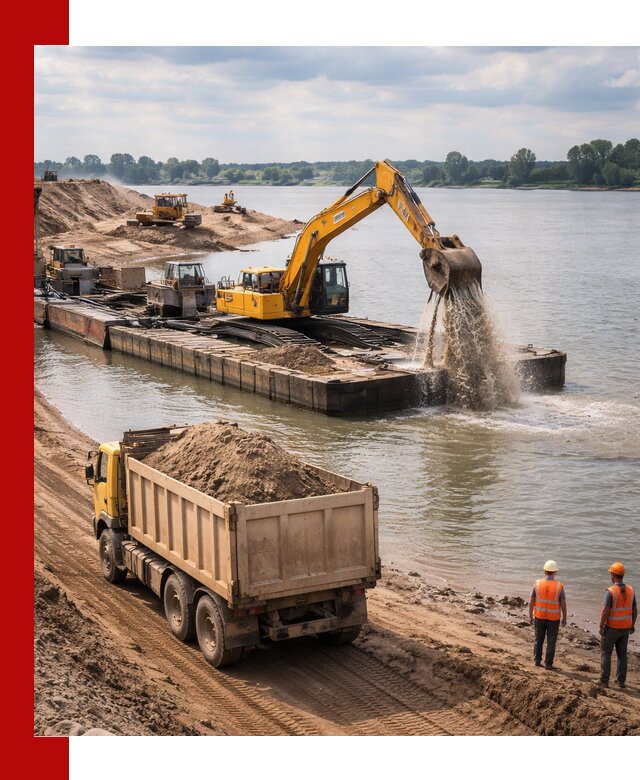 Намывной песок с доставкой в Назарове оптом и в розницу