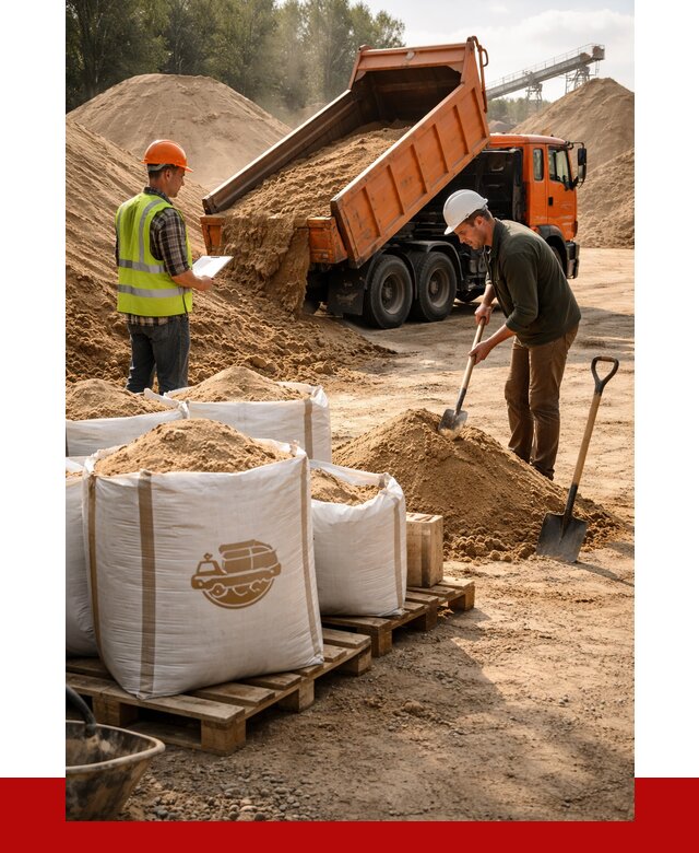 Строительный песок в Назарове от 2261 р. с доставкой, ПРОНЕРУДНрв