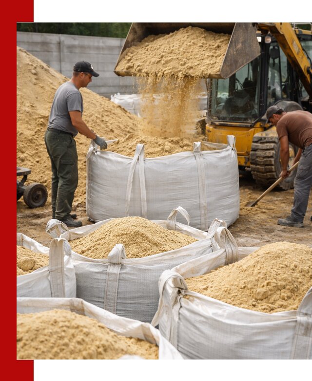 Поставка качественного песка для кладки в Назарове