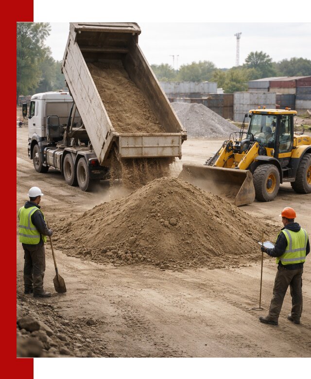 Доставка и продажа пескогрунта оптом и в розницу в Назарове