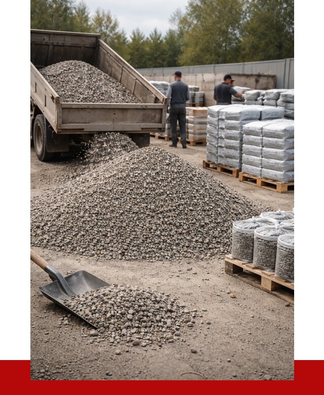 Гравий фракция 5-20 в Назарове купить от 2364 р. ПРОНЕРУДНрв