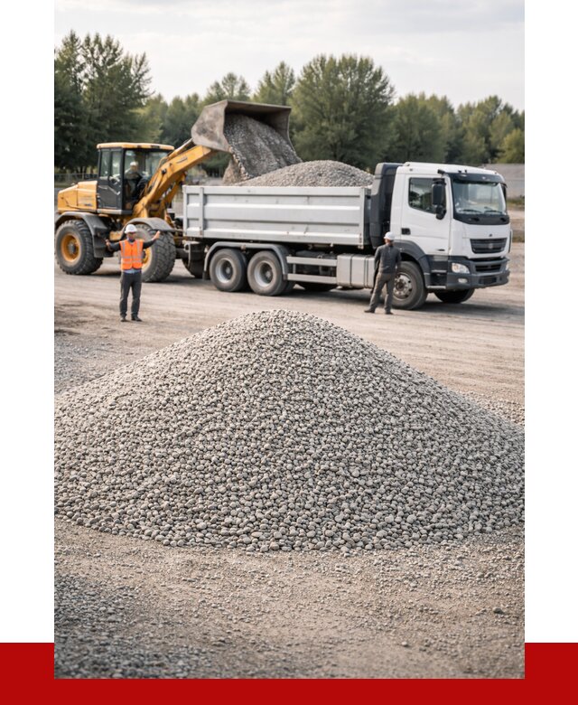 Купить мытый гравий в Назарове от 3597 р, доставка ПРОНЕРУДНрв