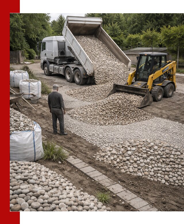 Доставка морской гальки оптом и в розницу в Назарове