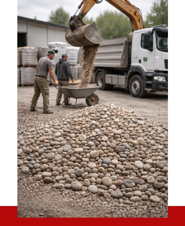 Галька декоративная в Назарове от 3289 р. за куб | ПРОНЕРУДНрв