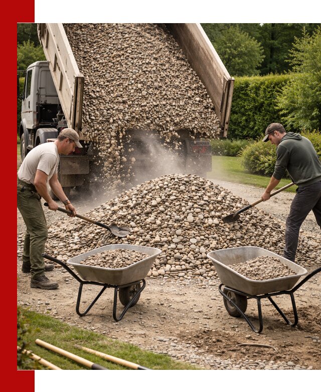 Доставка и продажа декоративной гальки в Назарове