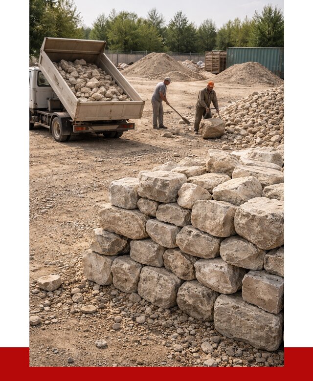 Бутовый камень известняковый в Назарове от 4317 р. | ПРОНЕРУДНрв