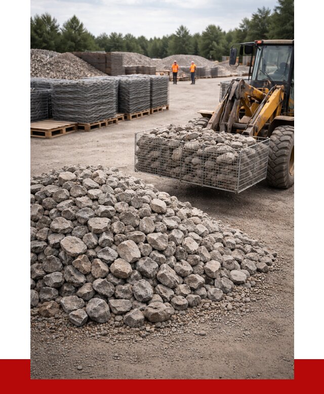 Камень для габионов фракция 70-150 в Назарове от 4317 р. | ПРОНЕРУДНрв