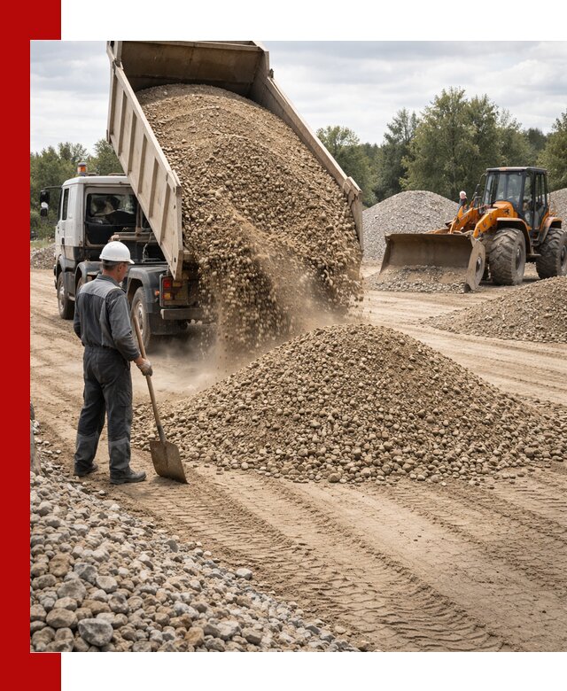 Доставка щпс С3 в Назарове самосвалами и бортовыми грузовиками