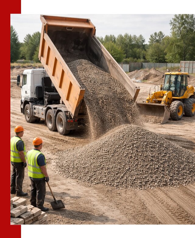 Доставка щебёночно-песчаной смеси ЩПС С7 в Назарове