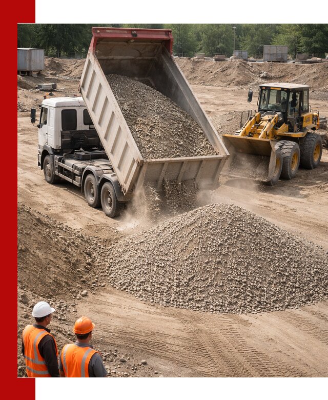 Щебень с песком (ЩГПС С2) с доставкой в Назарове