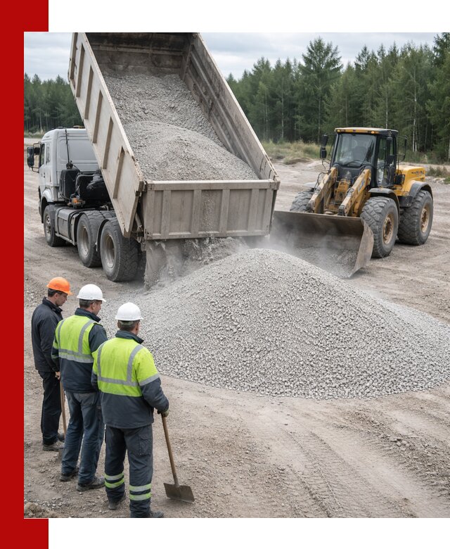 Известняковый отсев 0-5 доставка в Назарове быстро и выгодно