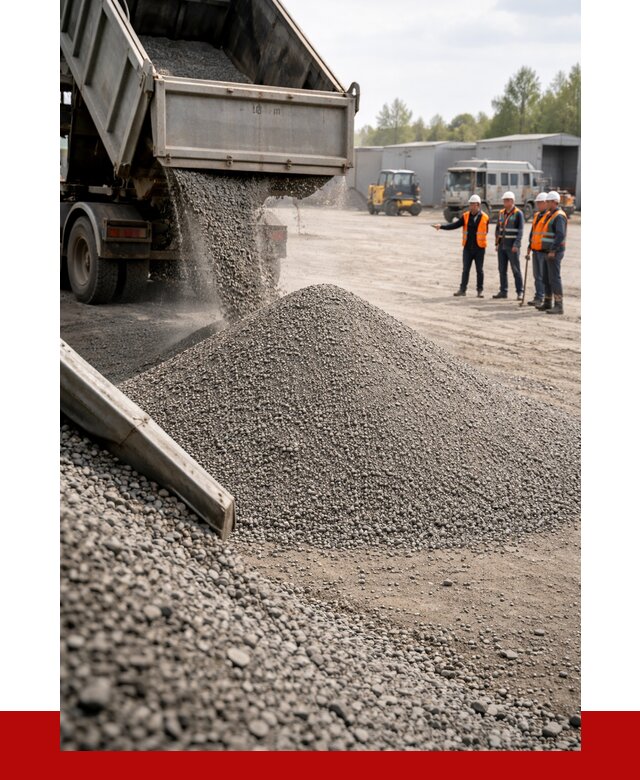 Гравийный отсев 0-5 в Назарове от 1233 р. с доставкой | ПРОНЕРУДНрв