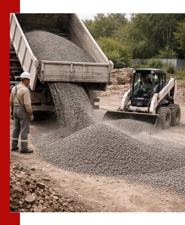 Доставка гравийного отсева 0-5 в Назарове оптом и в розницу