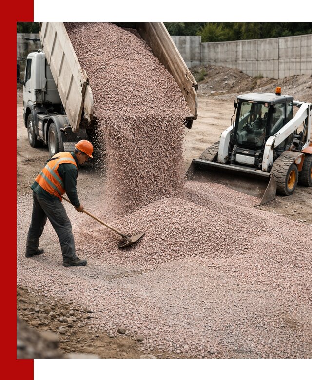 Крошка розовый гранит с доставкой в Назарове от производителя