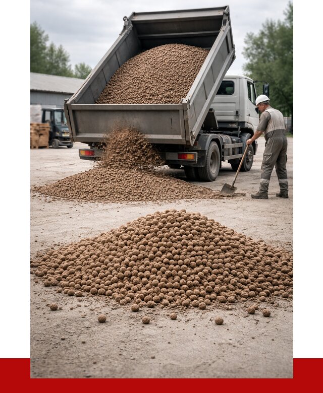 Керамзит с доставкой в Назарове от 4317 р. за м3 | ПРОНЕРУДНрв