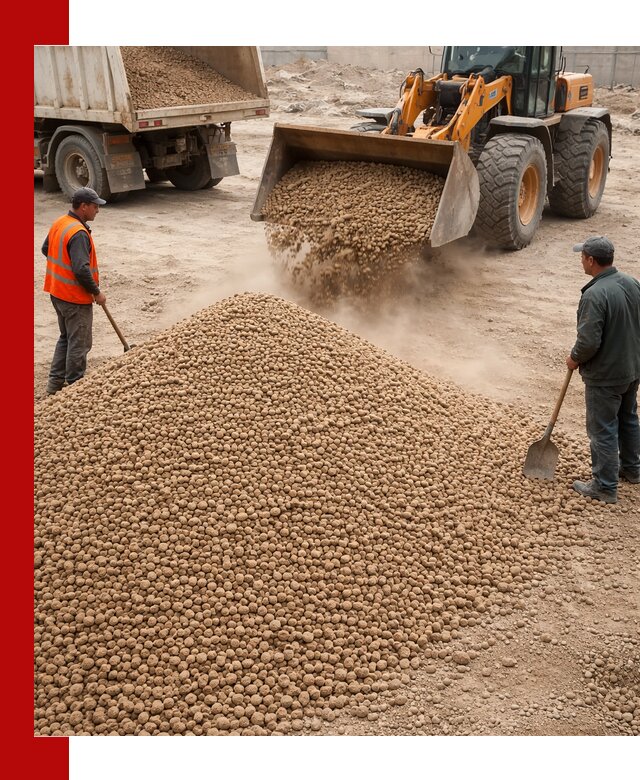 Керамзит фракция 10-20 с доставкой в Назарове