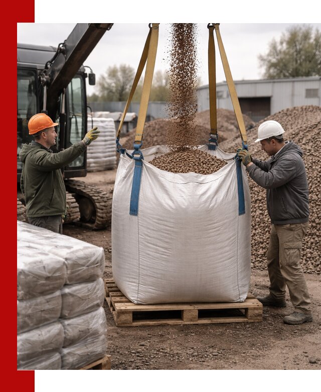 Керамзит в биг-бегах с доставкой в Назарове