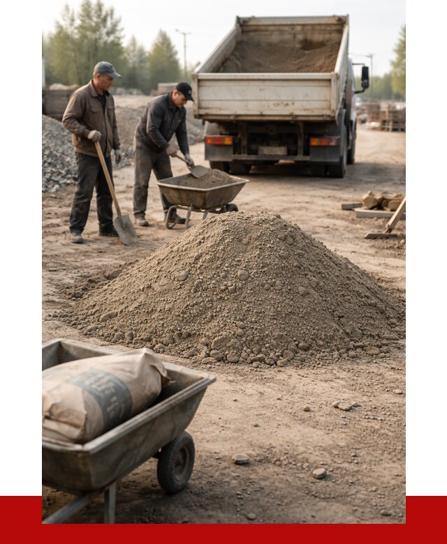 Цементно-песчаная смесь М150 в Назарове от 4831 р. | ПРОНЕРУДНрв