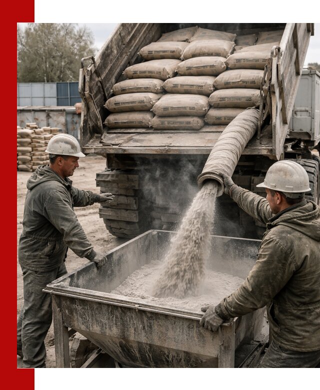 Доставка цемента М400 в Назарове оптом и в розницу