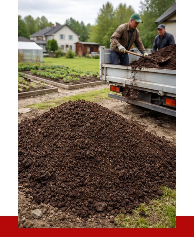Плодородный грунт в Назарове с доставкой от 4317 р. | ПРОНЕРУДНрв