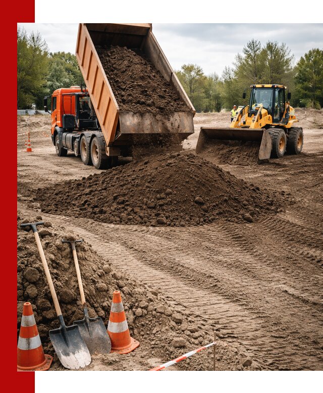 Поставка и доставка планировочного грунта в Назарове