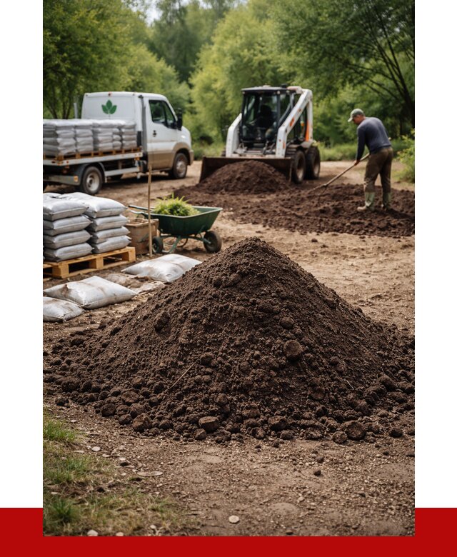 Грунт для озеленения с доставкой в Назарове от 1850 р. | ПРОНЕРУДНрв
