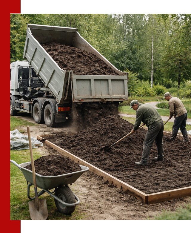 Доставка грунта для озеленения и благоустройства в Назарове